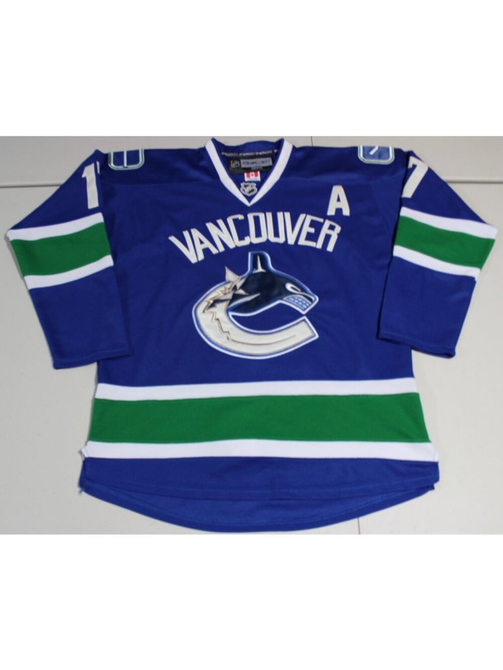 NHL Hockey Vancouver Canucks Ryan Kesler #17 Sewn Jersey Adult Sz: 50 Reebok